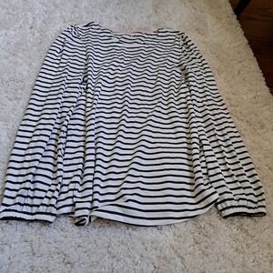 Boden Striped Crew Neck Long Sleeves T Shirt Size 12‎